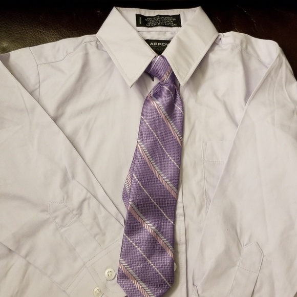 NWT CHAPS & ARROW BOYS DRESS SHIRTS 5/6 - Picture 3 of 5